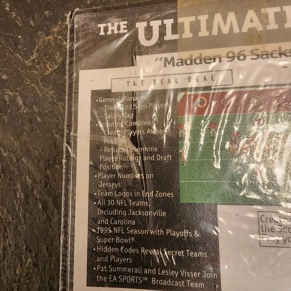 Game - Madden NFL 96 (NEW) - Genesis - Sega - Electronic Arts